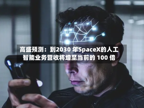 高盛预测：到2030 年SpaceX的人工智能业务营收将增至当前的 100 倍